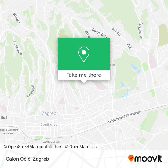 Salon Očić map
