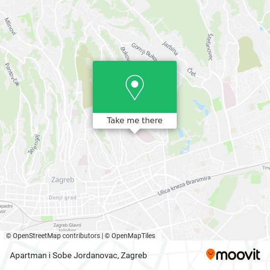 Apartman i Sobe Jordanovac map