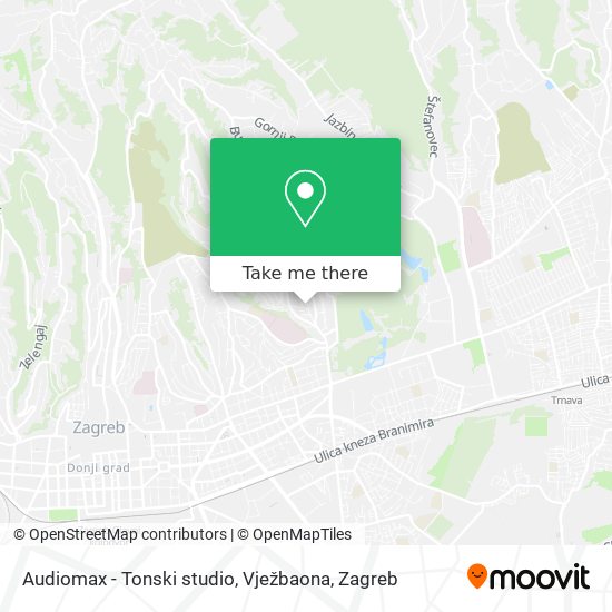 Audiomax - Tonski studio, Vježbaona map