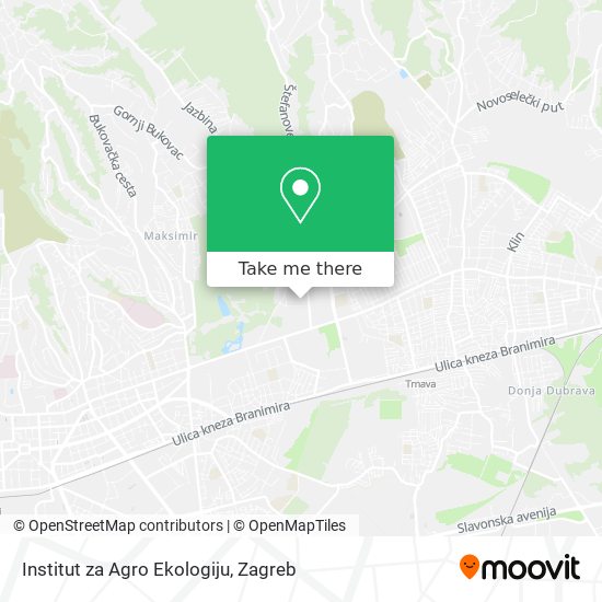 Institut za Agro Ekologiju map