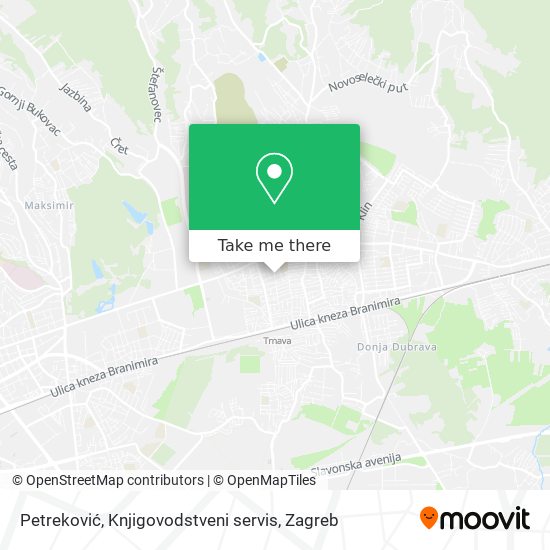 Petreković, Knjigovodstveni servis map