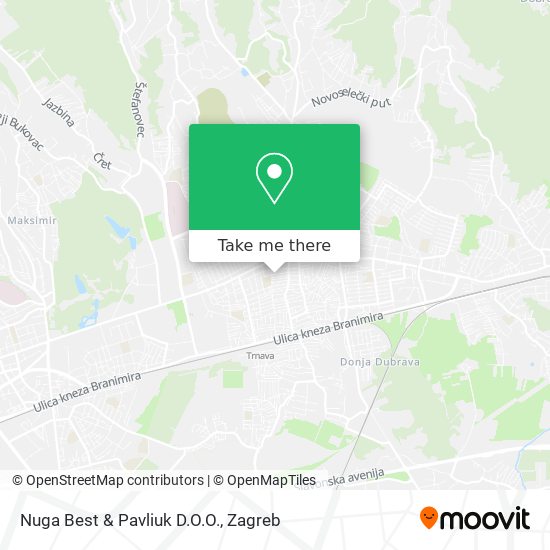 Nuga Best & Pavliuk D.O.O. map