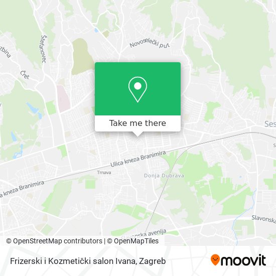 Frizerski i Kozmetički salon Ivana map