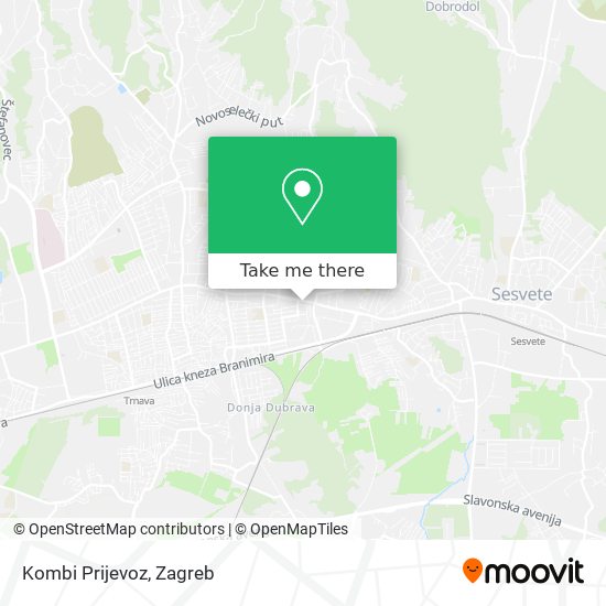 Kombi Prijevoz map