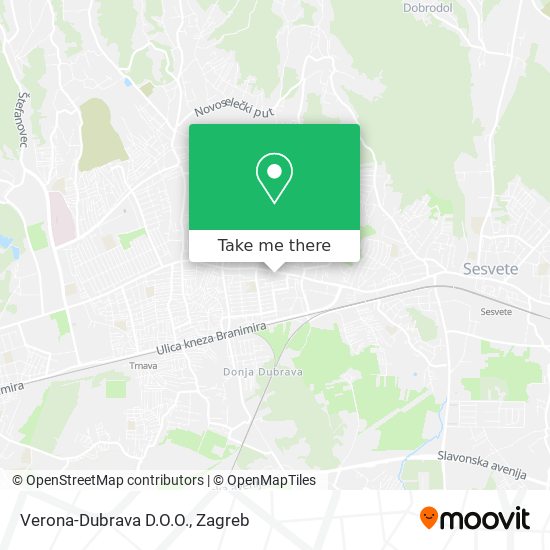 Verona-Dubrava D.O.O. map