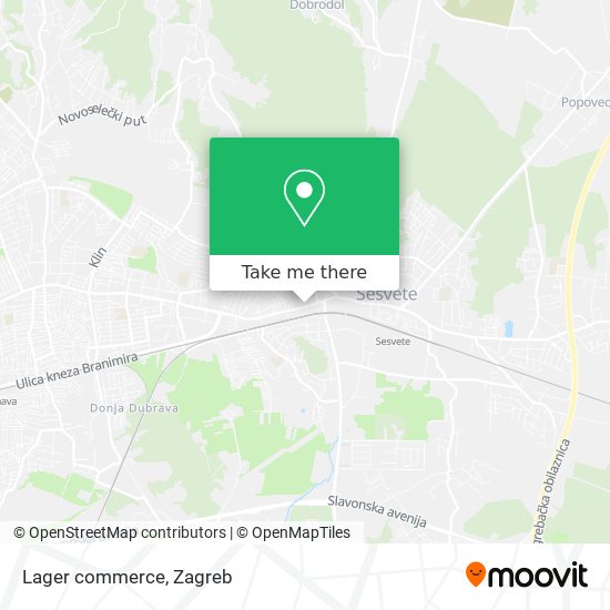 Lager commerce map
