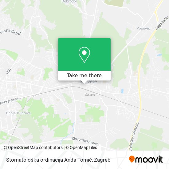 Stomatološka ordinacija Anđa Tomić map