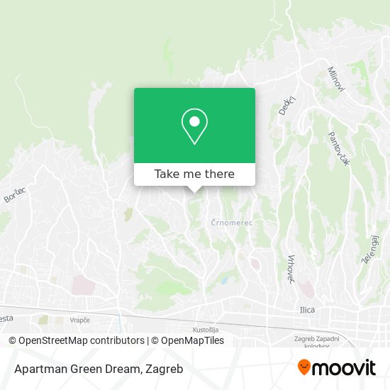 Apartman Green Dream map