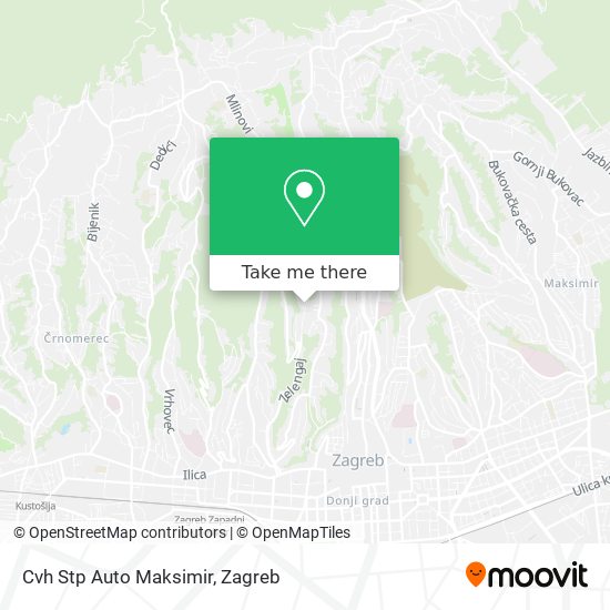 Cvh Stp Auto Maksimir map