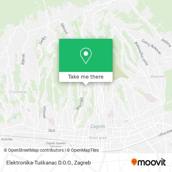 Elektronika-Tuškanac D.O.O. map