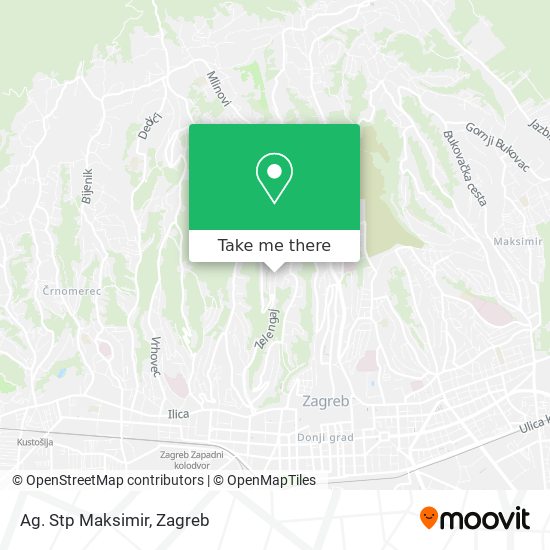 Ag. Stp Maksimir map