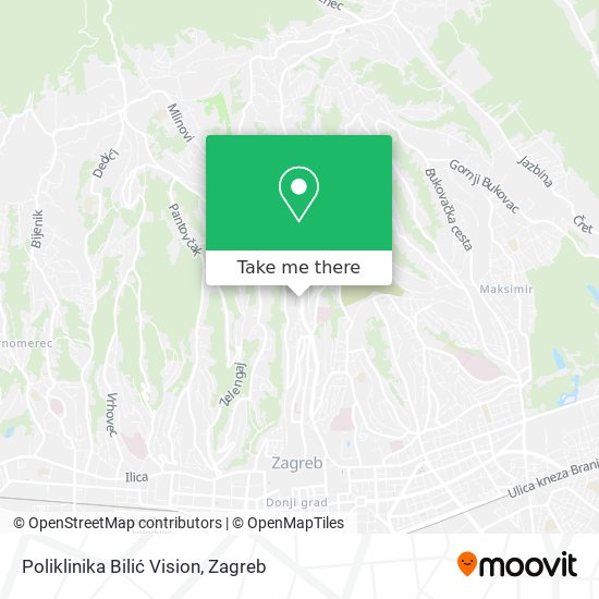Poliklinika Bilić Vision map