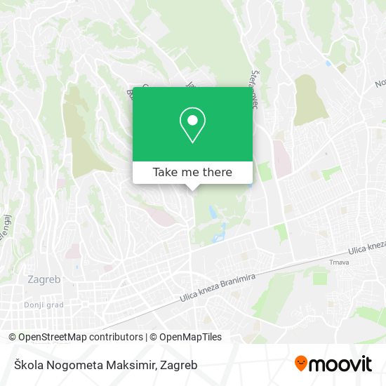 Škola Nogometa Maksimir map