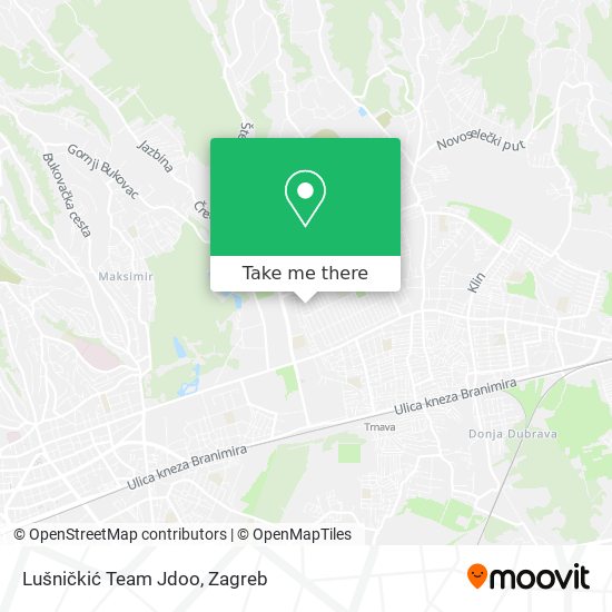 Lušničkić Team Jdoo map