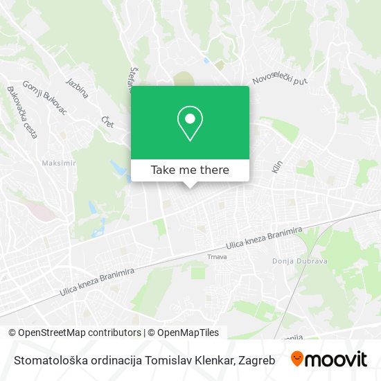 Stomatološka ordinacija Tomislav Klenkar map