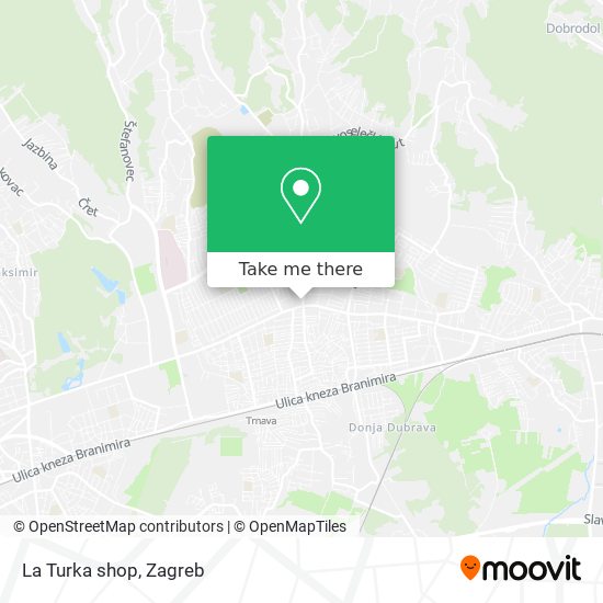 La Turka shop map