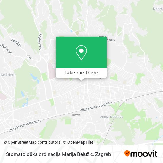 Stomatološka ordinacija Marija Belužić map