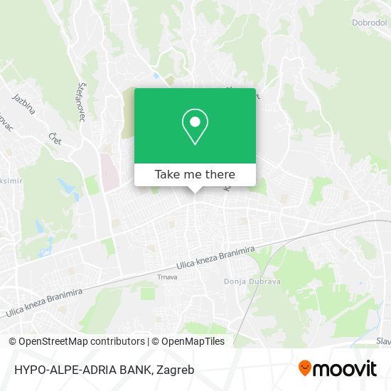 HYPO-ALPE-ADRIA BANK map