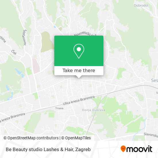 Be Beauty studio Lashes & Hair map