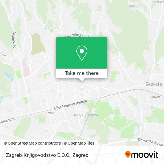 Zagreb-Knjigovodstvo D.O.O. map