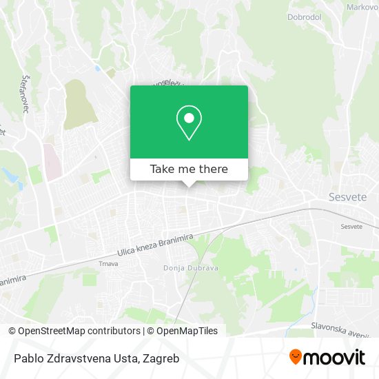Pablo Zdravstvena Usta map