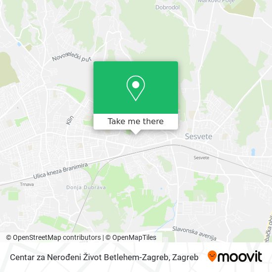 Centar za Nerođeni Život Betlehem-Zagreb map