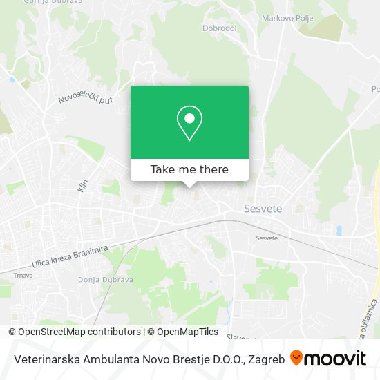 Veterinarska Ambulanta Novo Brestje D.O.O. map