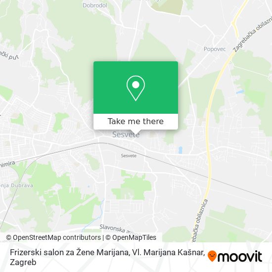 Frizerski salon za Žene Marijana, Vl. Marijana Kašnar map