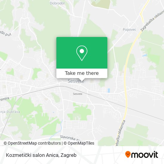 Kozmetički salon Anica map
