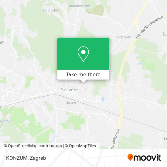 KONZUM map