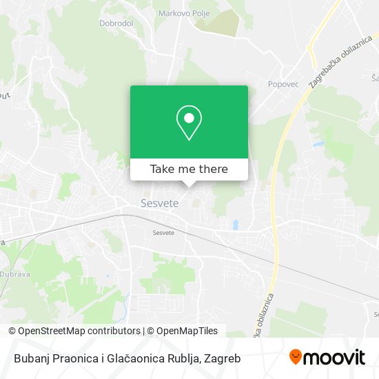 Bubanj Praonica i Glačaonica Rublja map