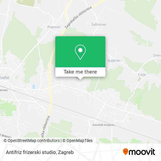 Antifriz frizerski studio map