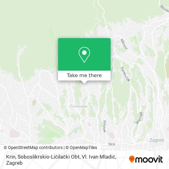 Krin, Soboslikrskio-Ličilački Obt, Vl. Ivan Mladić map