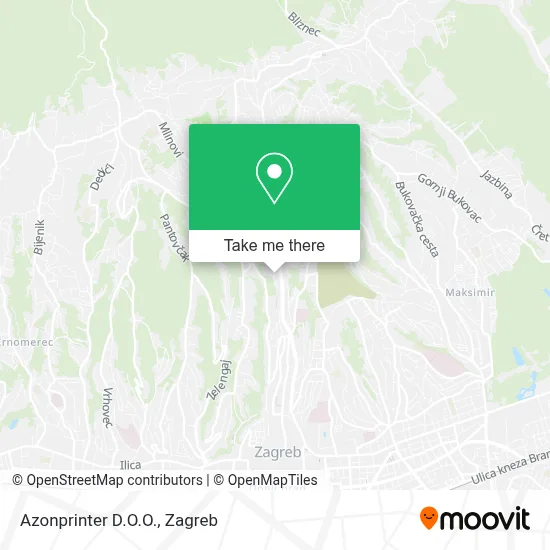 Azonprinter D.O.O. map