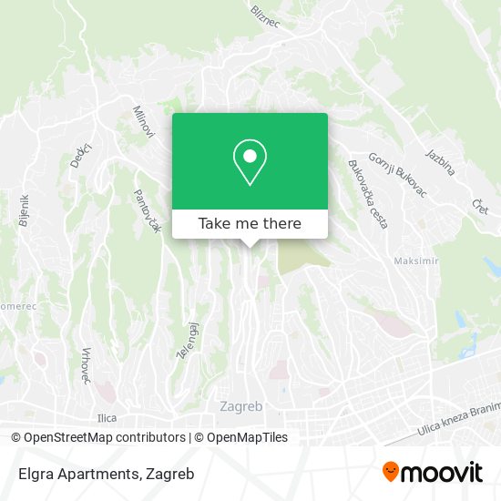 Elgra Apartments map