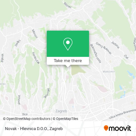Novak - Hlevnica D.O.O. map