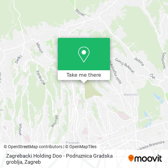 Zagrebacki Holding Doo - Podruznica Gradska groblja map