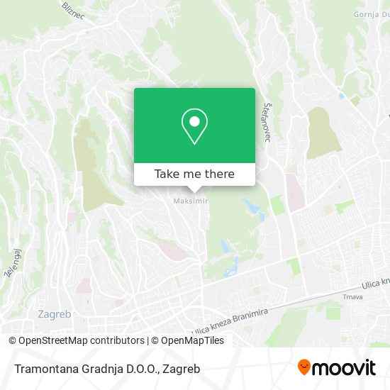 Tramontana Gradnja D.O.O. map
