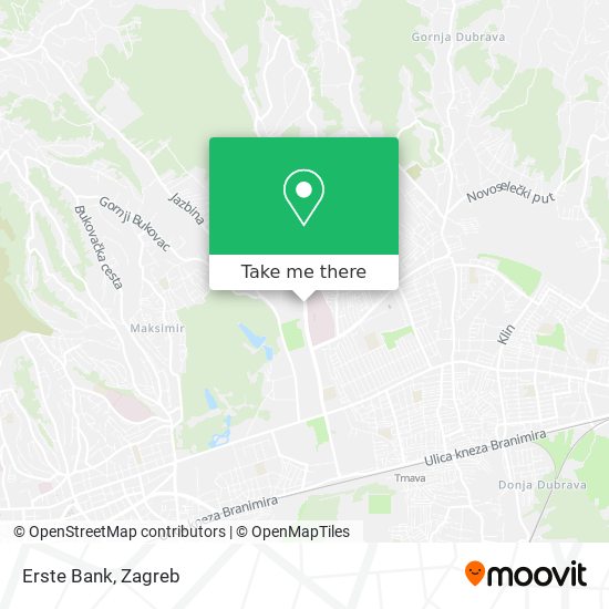 Erste Bank map