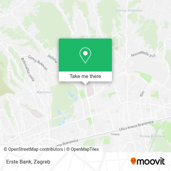 Erste Bank map