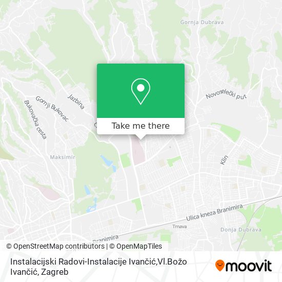Instalacijski Radovi-Instalacije Ivančić,Vl.Božo Ivančić map