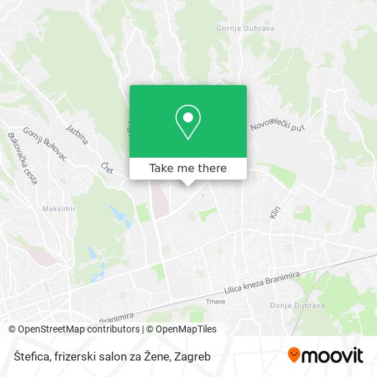 Štefica, frizerski salon za Žene map