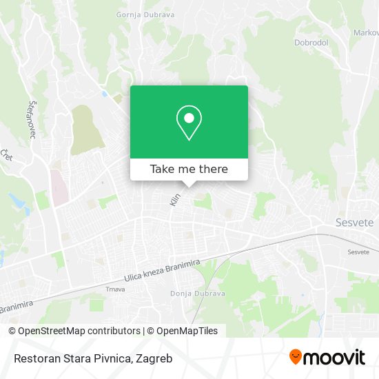 Restoran Stara Pivnica map