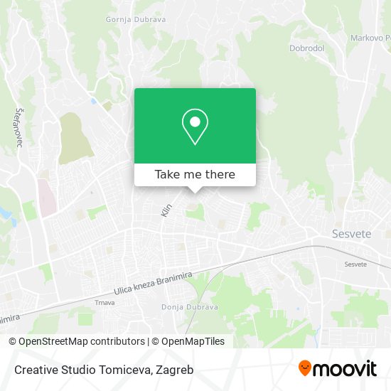 Creative Studio Tomiceva map