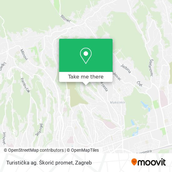 Turistička ag. Škorić promet map