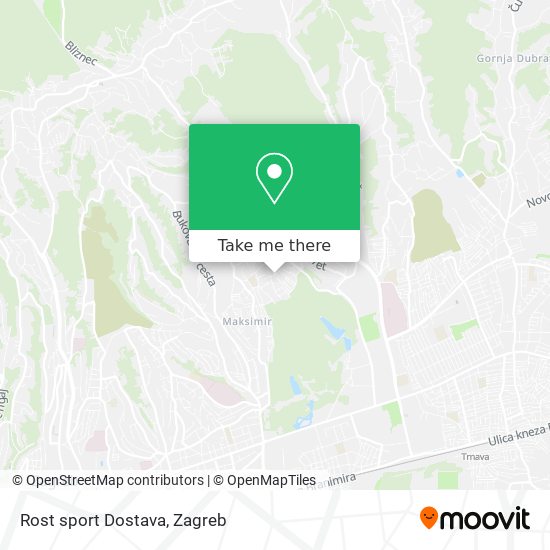 Rost sport Dostava map