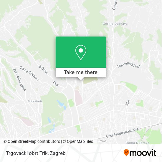 Trgovački obrt Trik map