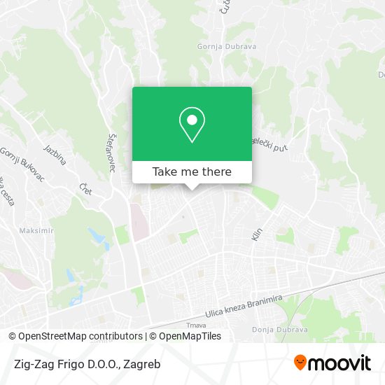 Zig-Zag Frigo D.O.O. map