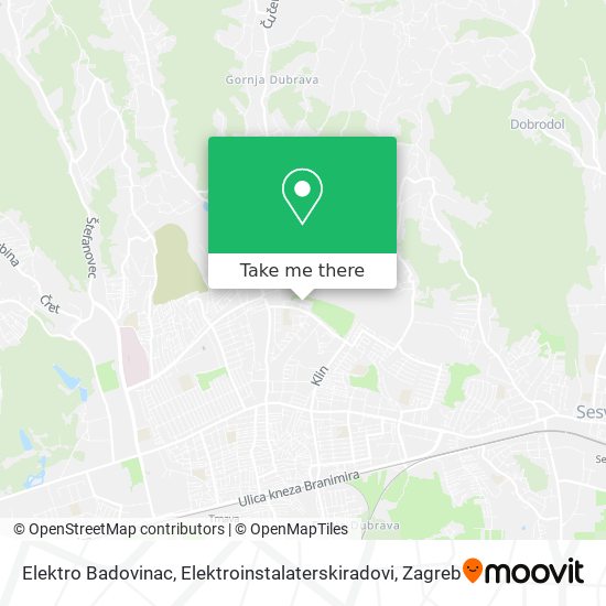 Elektro Badovinac, Elektroinstalaterskiradovi map