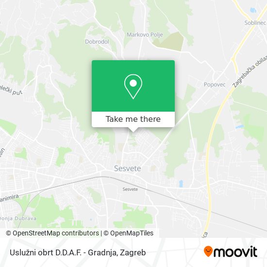 Uslužni obrt D.D.A.F. - Gradnja map